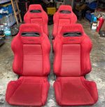 RECARO SR3 RED All seats are from EK9 and DC2