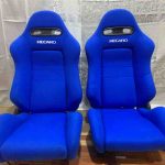 Blue Dc5 Recaro seats