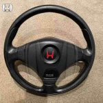 JDM EK9 TYPE-R steering wheel Original leather