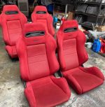 RECARO SR3 RED All seats are from EK9 and DC2 - Image 2