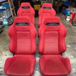 RECARO SR3 RED All seats are from EK9 and DC2