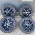 buckles buddy club 15x8+32 P1 wheels in black